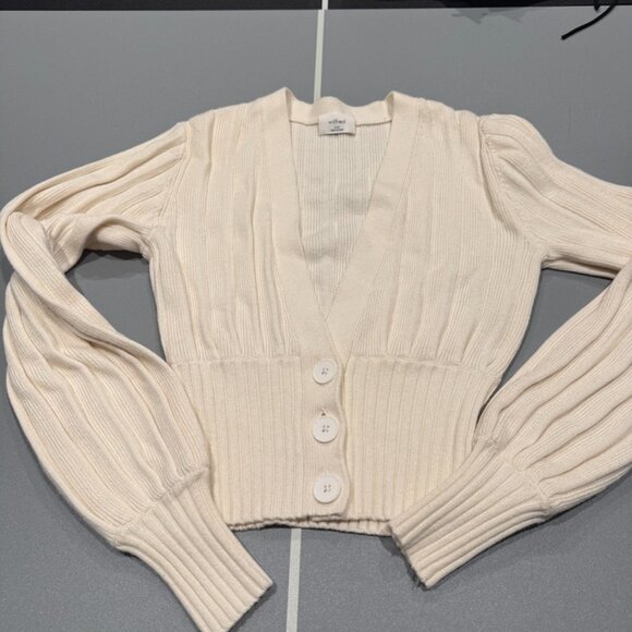 NWOT Wilfred Plunge Front Cardigan Merino wool V-neck cardigan - Picture 4 of 6